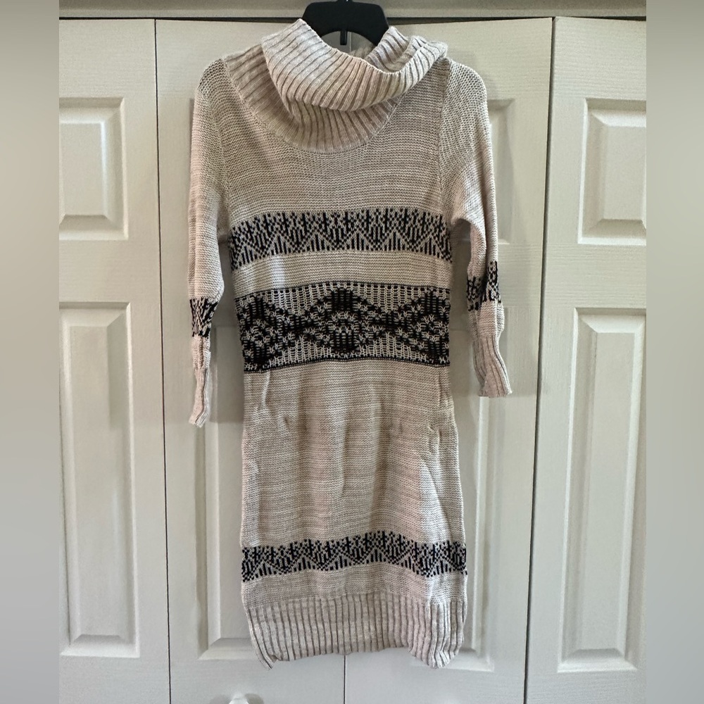 Maurice’s black/tan sweater dress